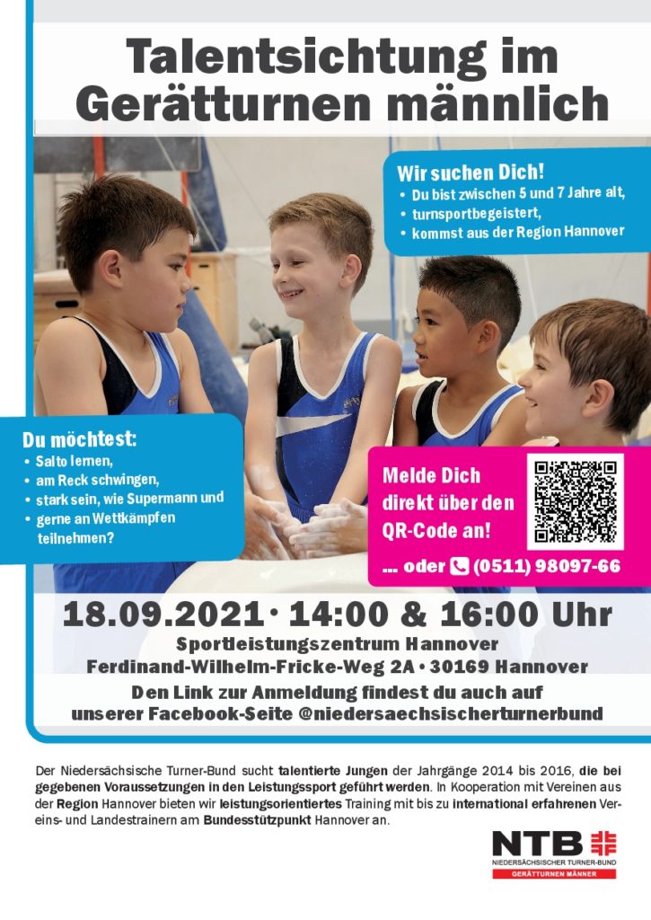 NTB-Talentsichtungstraining im Gerätturnen!