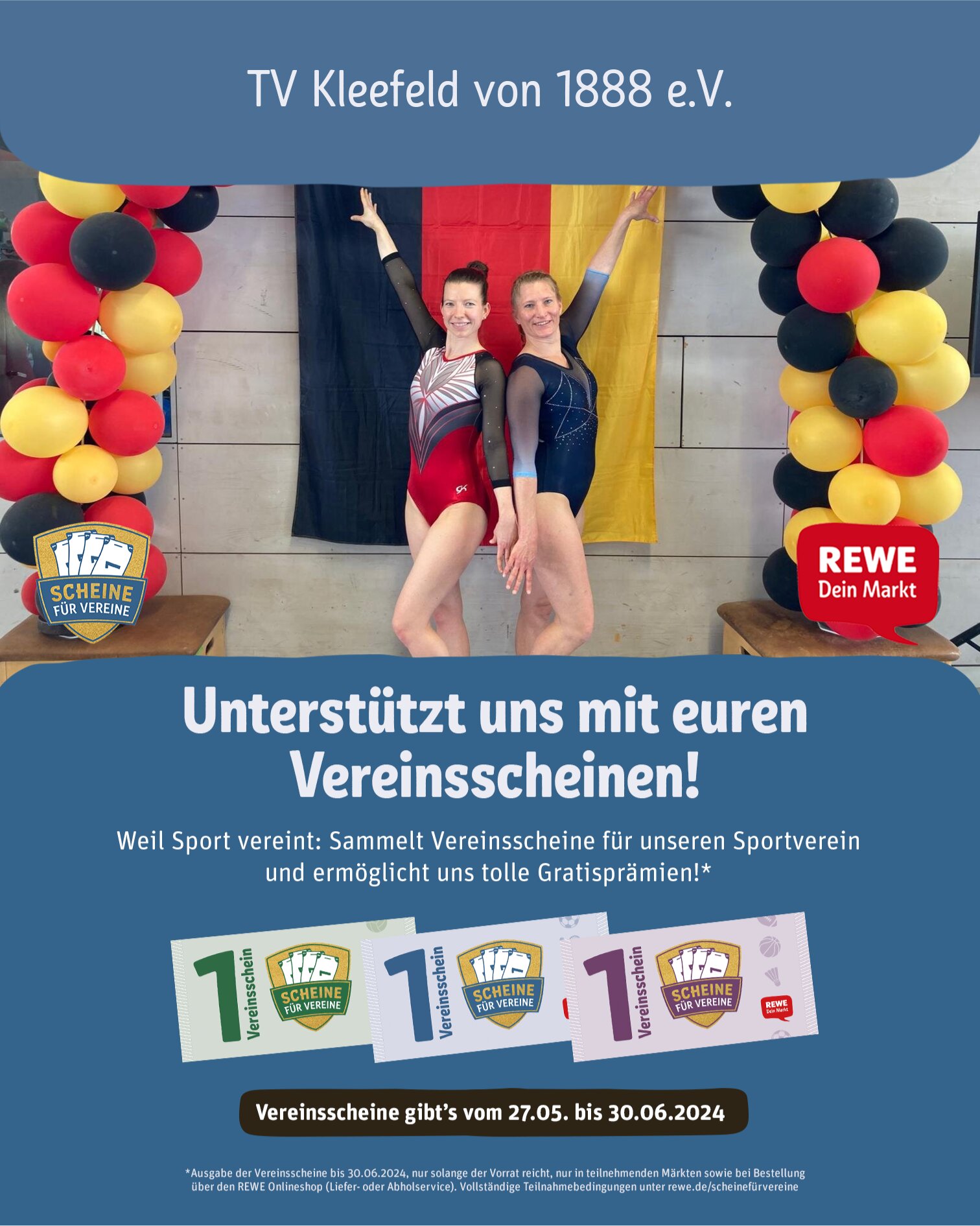 Rewe-Aktion: Scheine für Vereine 2024