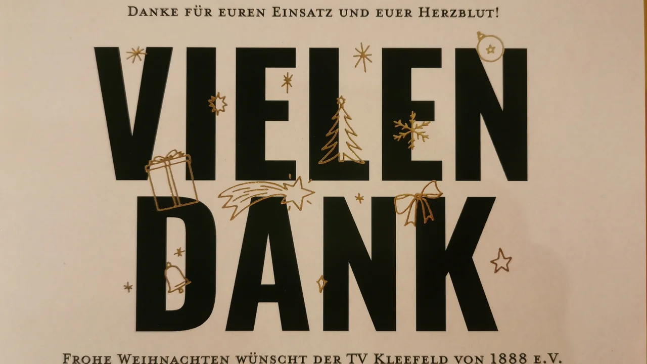Fröhliche Weihnachten und vielen Dank! 🎄
