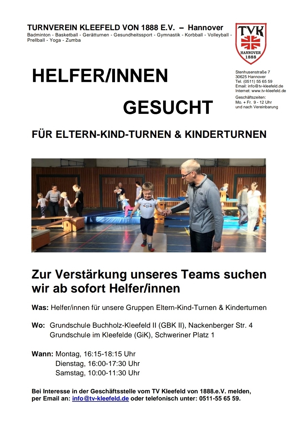 Wir suchen Unterstützung!